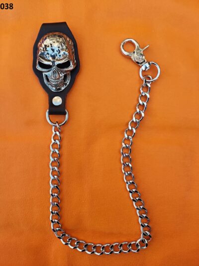 Łańcuch do spodni biker czaszka