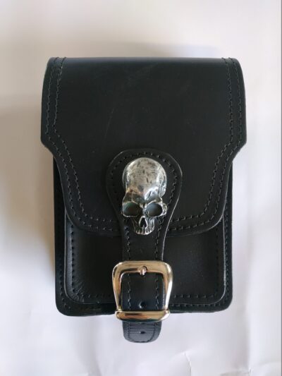 saszetka skórzana na pasek do spodni